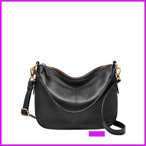 Leather Crossbody Bag Elegant Minimal Chic Everyday Versatile Handbag